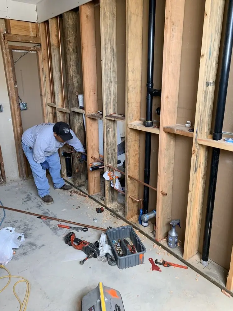 Commercial rough-in plumbing for Gas Line Repair in Grady Heights